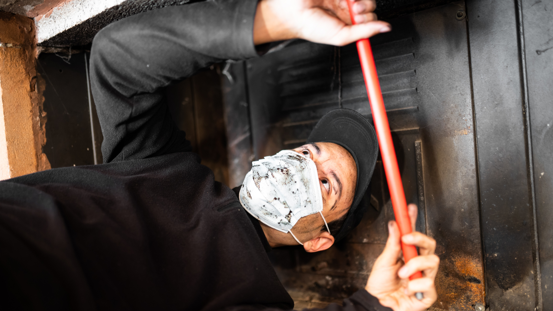Ramoneur professionnel Maestove en intervention